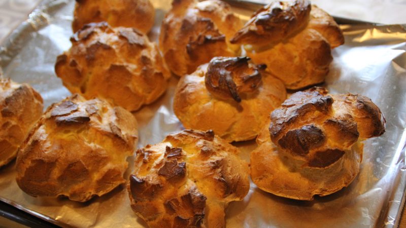 Choux à la crème pâtissière